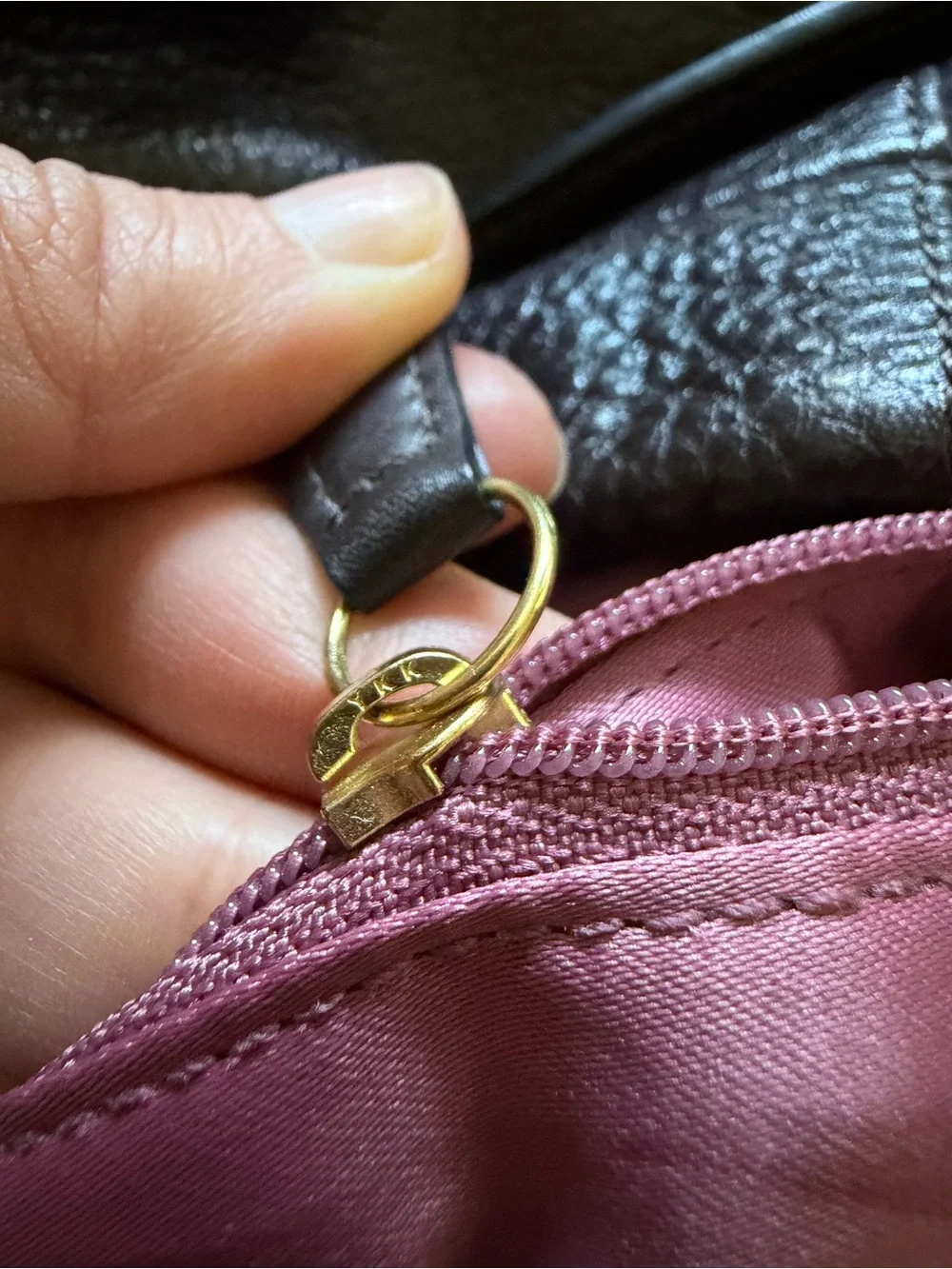 Coach Brooke Hobo bag dark brown pebbled leather